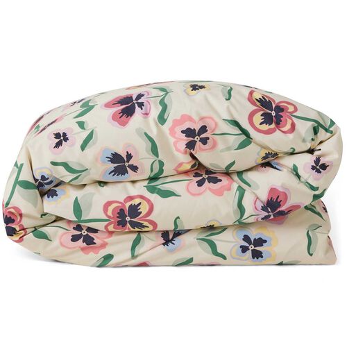 Kip&Co Pretty Pansy Organic Cotton Quilt Cover